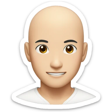 bald xie lian sticker