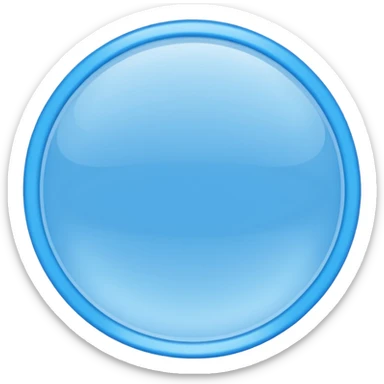 sky blue circle with blue check inside the circle sticker