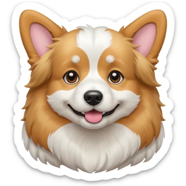 1 coton de tulear and 1 corgy sticker