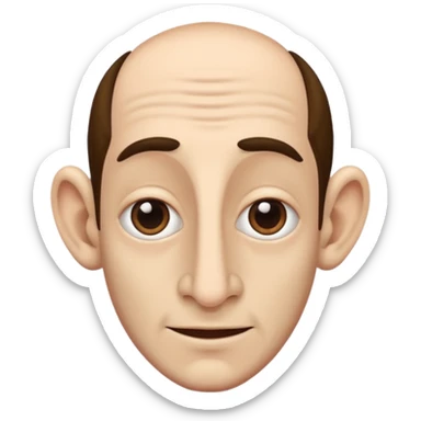 A Jewish person with a large nose sticker