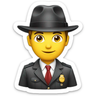 Agente inmobiliario vendiendo casa sticker