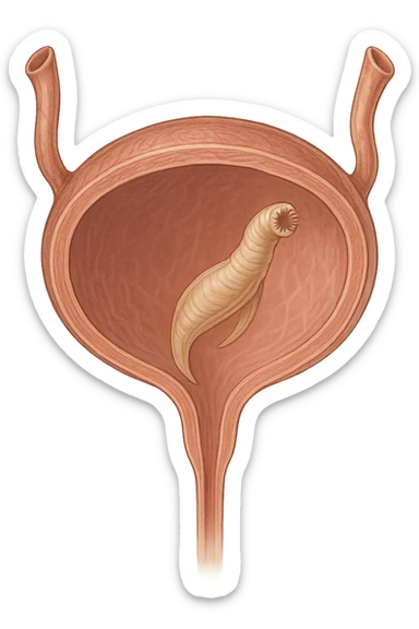 parassita nella vescica sticker