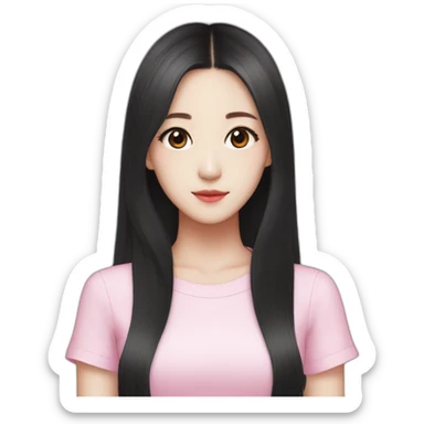 Jisoo black pink  sticker