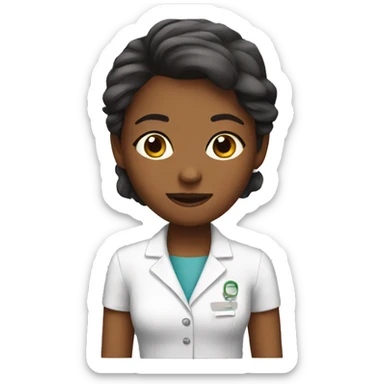 A girl therapist sticker