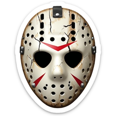 Jason voorhees mask  sticker