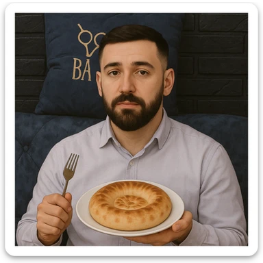 birinchidagi odamni yuziga 2 rasmdagi odamga juda uxshatib chizib bergin xuddu shunday non yen utirganini sticker