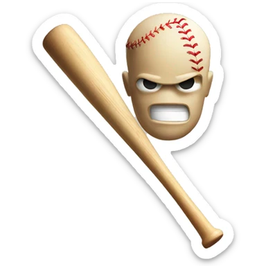 baseball bat sticker