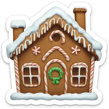 Gingerbread house  sticker
