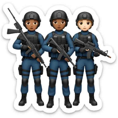 SWAT team  sticker