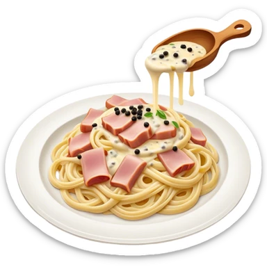 Ham carbonara sticker