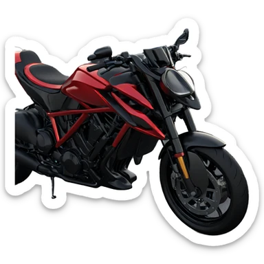 empty road with motorcycle sticker