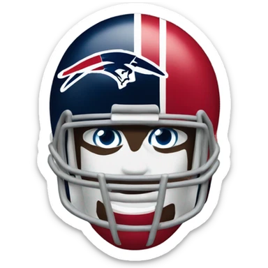 New England Patriots Football sticker