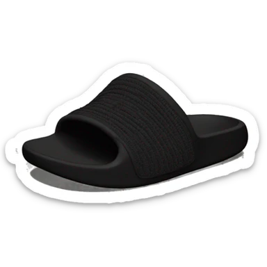 yeezy slide black sticker