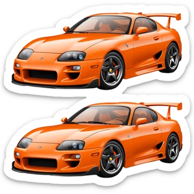 Supra mk4 organg sticker