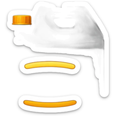 one-liter engine oil sticker