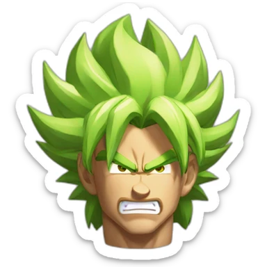 Broly dbz sticker