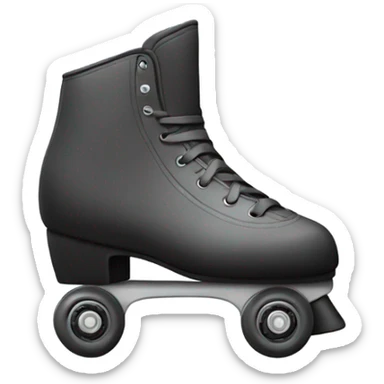 Patines en línea con ruote  con sottofondo di nebbia  sticker