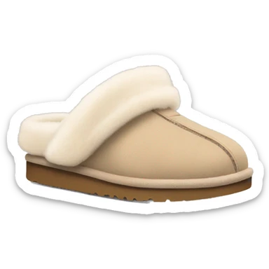 light beige ugg slippers sticker