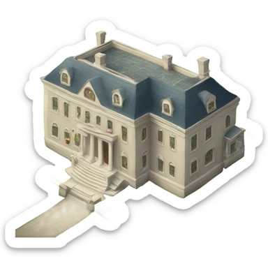 Old money mansion  sticker