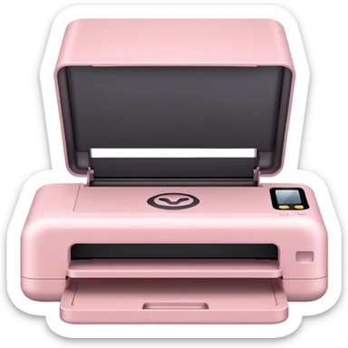 Pale Pink Photo Scanners sticker