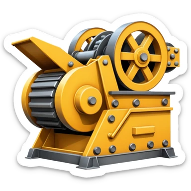 An Emoji of a KPI FT2650 Rock Crusher sticker