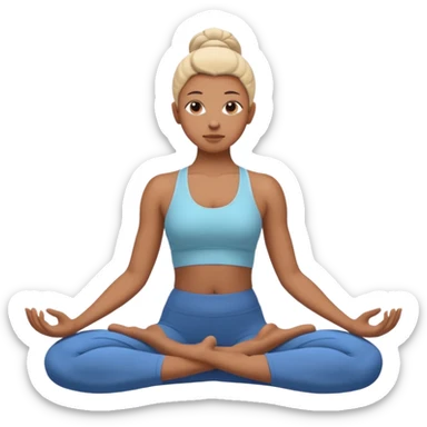 yoga sticker