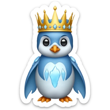 Penguin lich king sticker