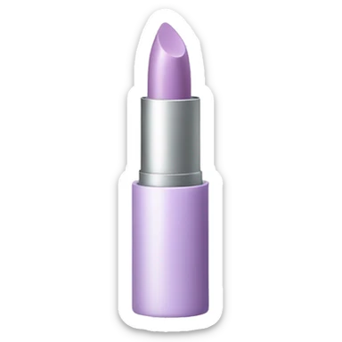 Light pastel Purple tube of lipstick sticker
