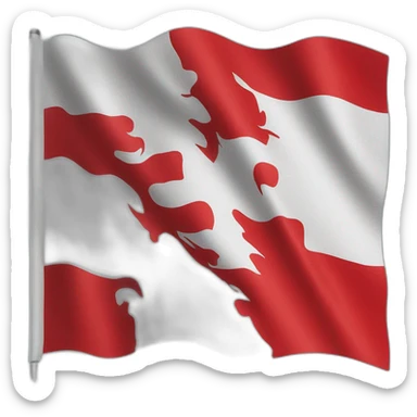 Flag canton valais sticker