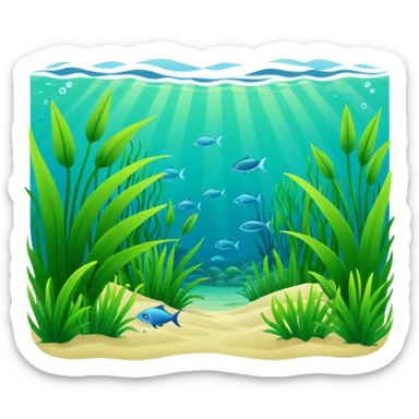 Seagrass Meadow sticker