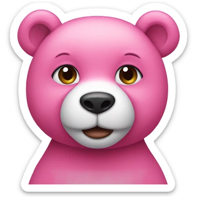 Pinker Teddybär  sticker