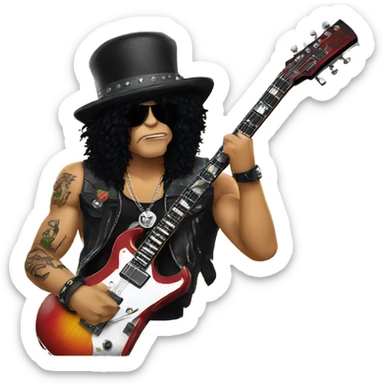 Slash guns roses sticker