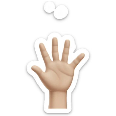 Baby powder slap sticker