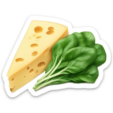 Cheese and spinach boyus sticker