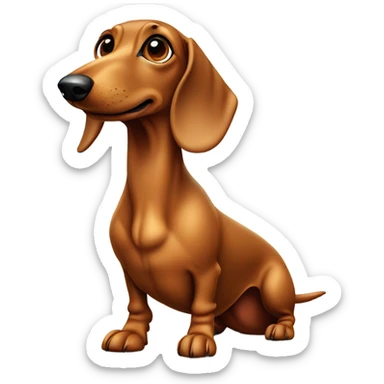 Wiener dog  sticker