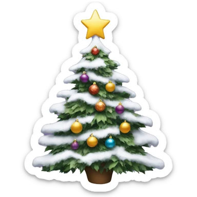 Purple Christmas  sticker