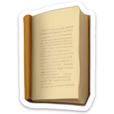 book with story inside sticker