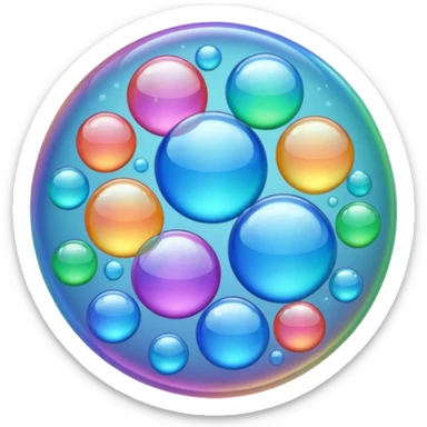 bubbles emoji sticker