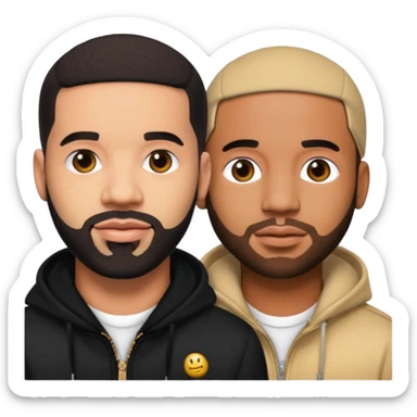 drake and partynextdoor emoji sticker