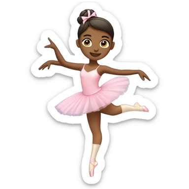 Ballerina with tutu  sticker