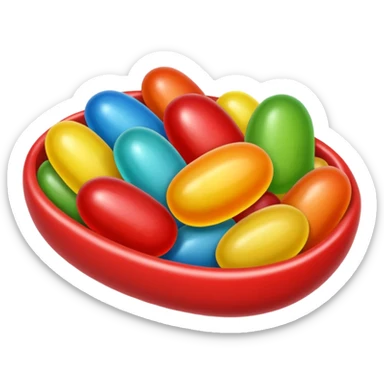 Jelly bean sticker