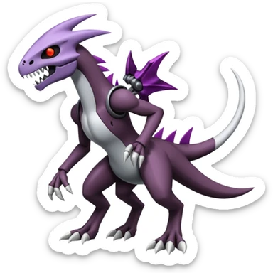 Duskull-Marowak-Darkrai-Genesect-Fakémon-fusion (full body) sticker