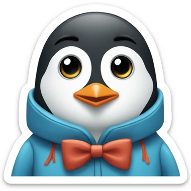 Penguin sticker