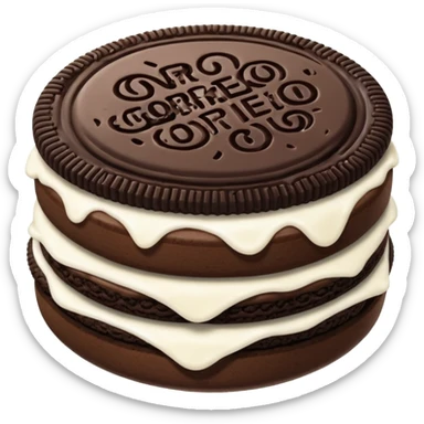 A oreo sticker