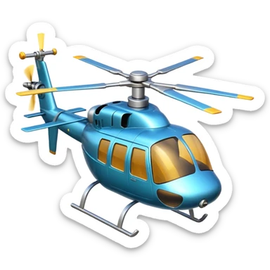 helicopter rotor sticker