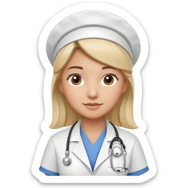 Enfermera sticker