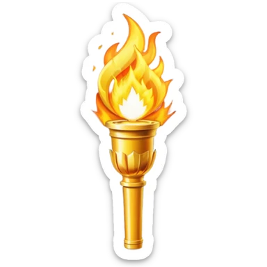torcia olimpica sticker