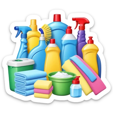 Productos de limpieza  sticker