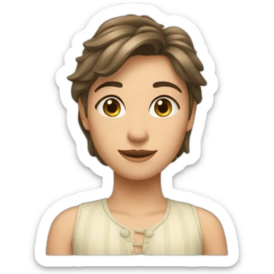 join Ophélia at the chalet sticker