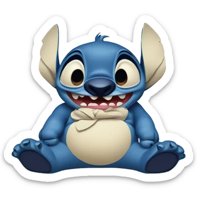 Stitch from lilo and stitch sticker